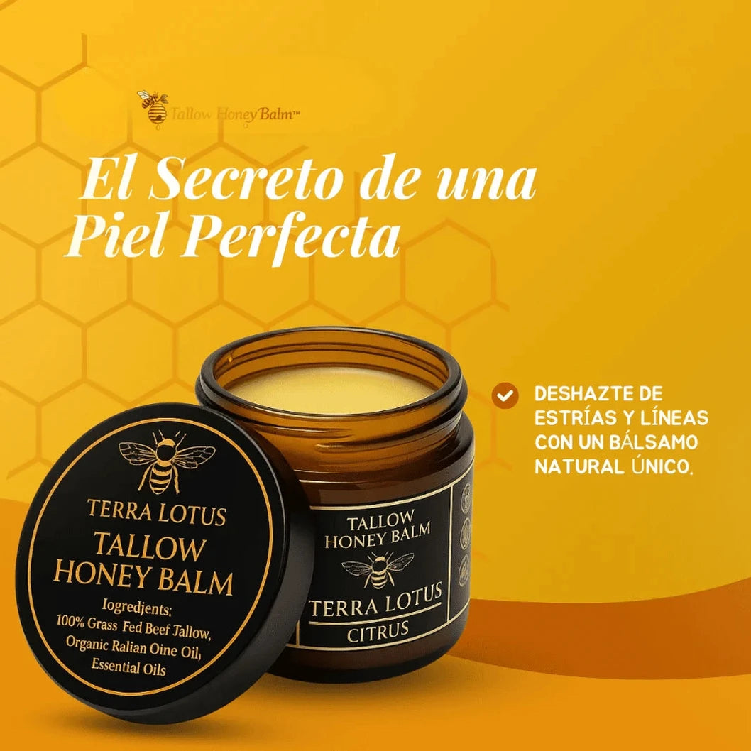 Tallow Honey Balm - Bálsamo Orgánico de Sebo de Res y Miel Hidratación Ancestral