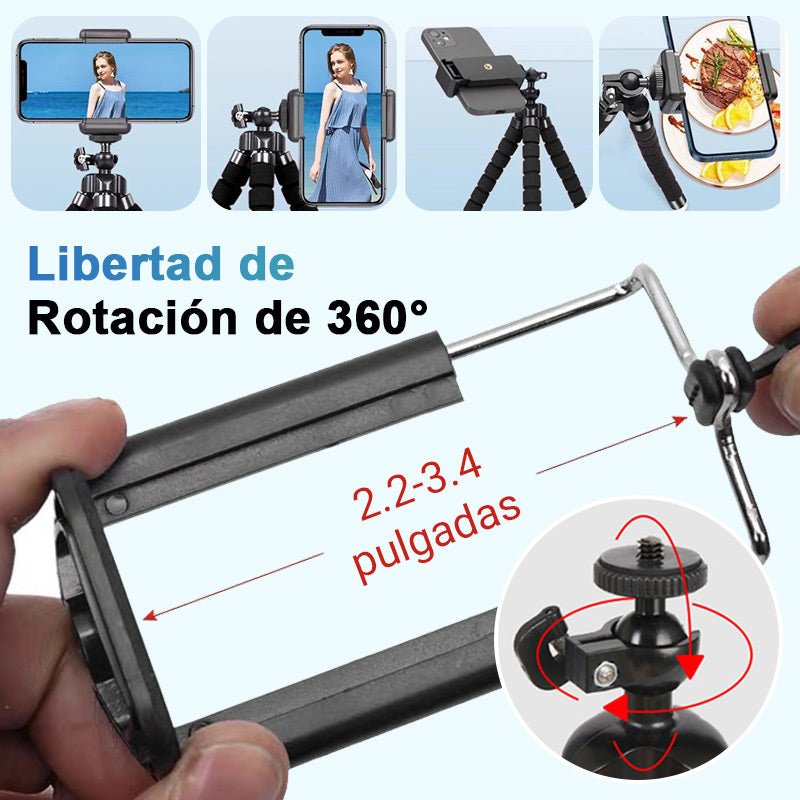 OctoFlex – Soporte Flexible y Antideslizante para Celular