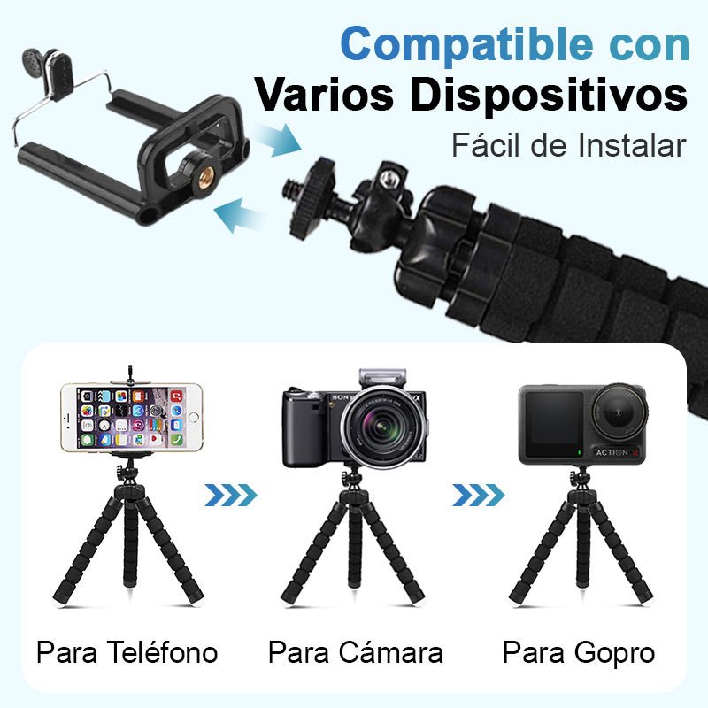 OctoFlex – Soporte Flexible y Antideslizante para Celular