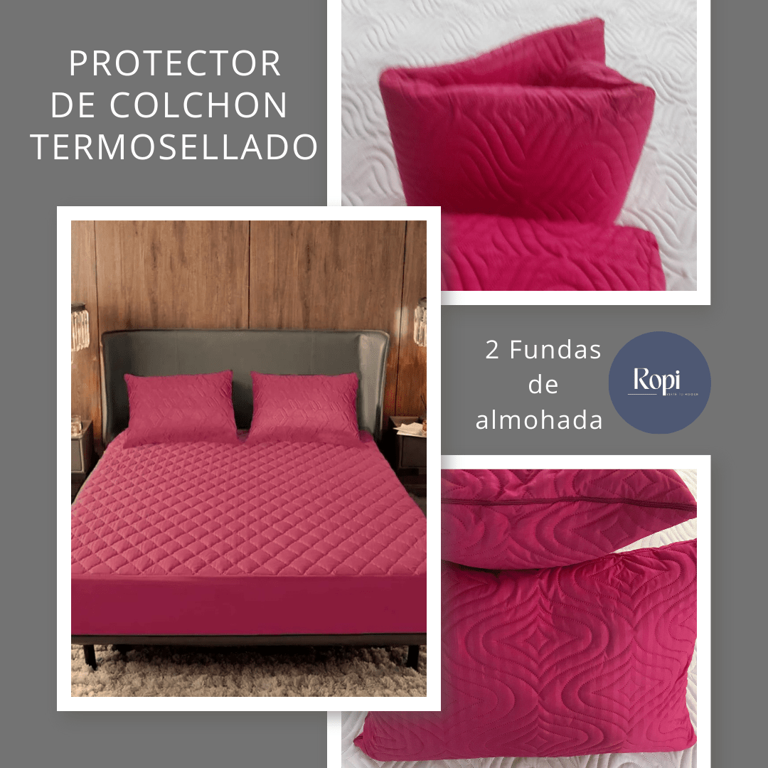 CalmaBed - Protector De Colchón + Fundas de almohadas - [PROMOCIÓN DISPONIBLE SOLO HOY]