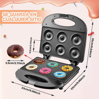 DonaChef Maquina Eléctrica para Hacer Donas 750w - [PROMOCIÓN DISPONIBLE SOLO HOY]