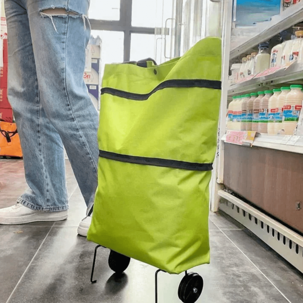 CarryShop Carrito de compra plegable 2 en 1