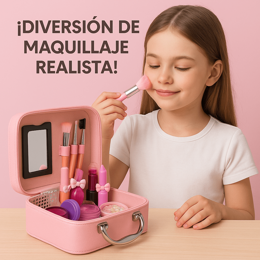 Maquillaje de Niña Realista – El Set Completo Que Despierta Su Creatividad