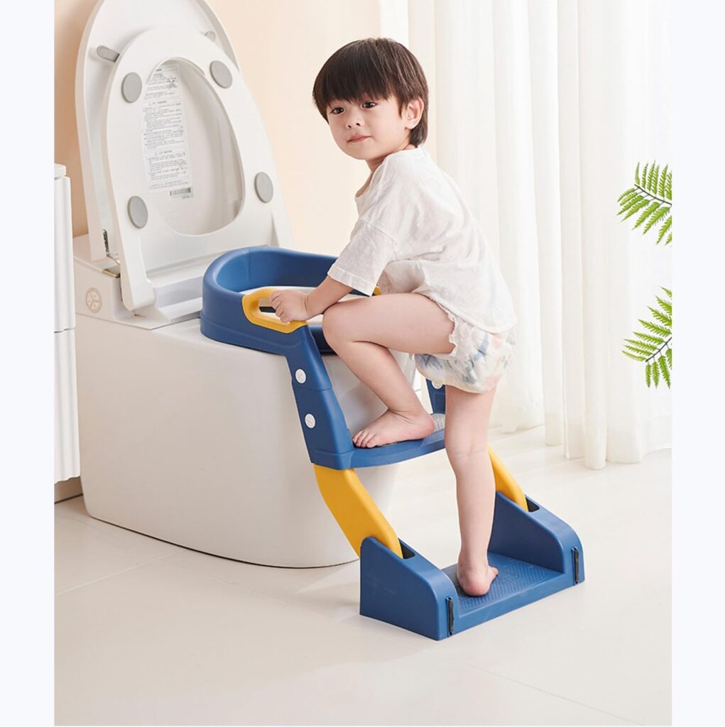 🚽 Escalera de Baño para Niños 3 en 1 – Segura y Ajustable