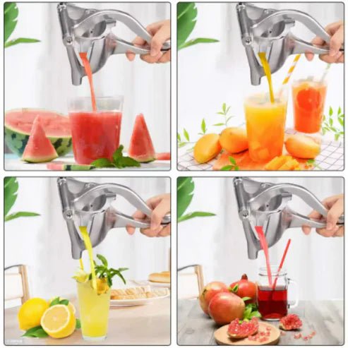 JuicePress – Exprimidor Metálico para Jugo Natural y Saludable