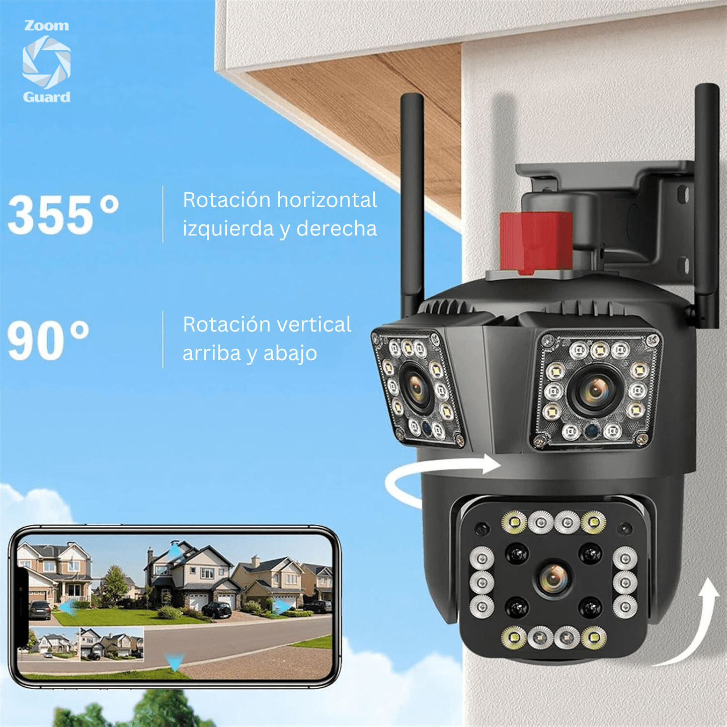 Zoom Guard Cámara de Seguridad WiFi + Memoria Ilimitada - [PROMOCIÓN DISPONIBLE SOLO HOY]
