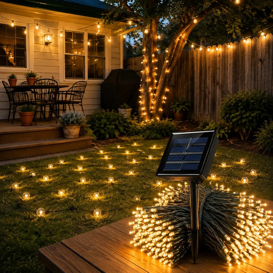 Luces solares decoración navideña - Imagen 10