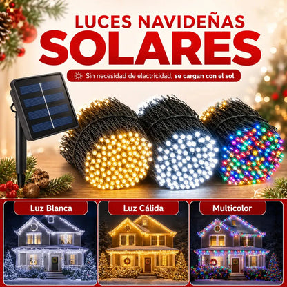 Luces solares decoración navideña - Imagen 18