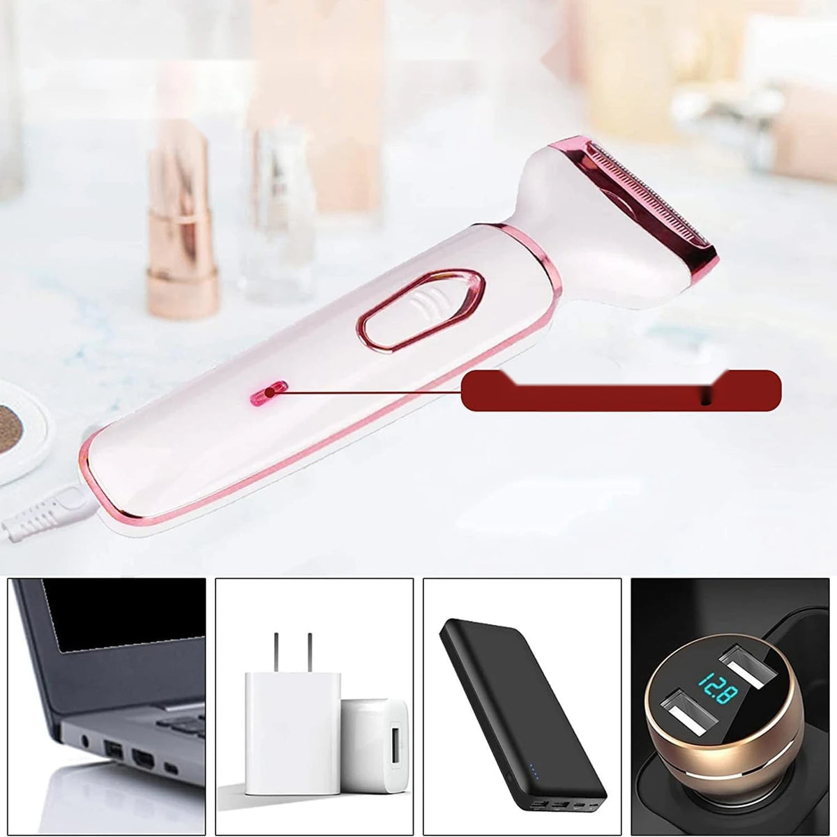 Depiladora Eléctrica Multifuncional - Imagen 2