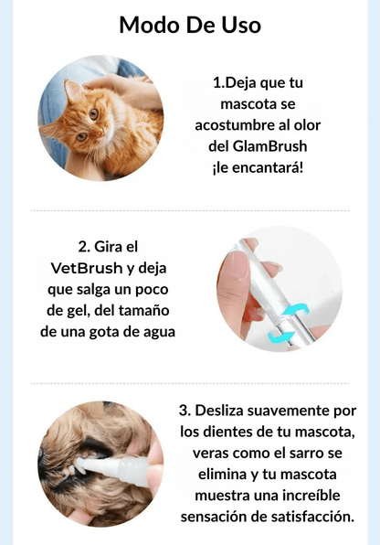 VetBrush - Limpiador dental para mascotas - 3