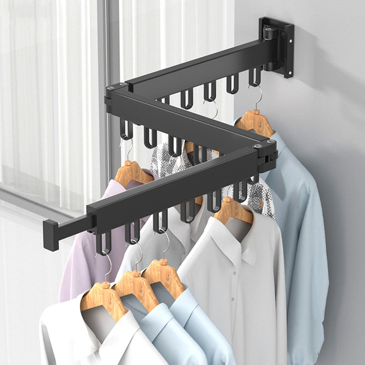 TendeOn Tendedero de Ropa Plegable 360° - [PROMOCIÓN DISPONIBLE SOLO HOY]