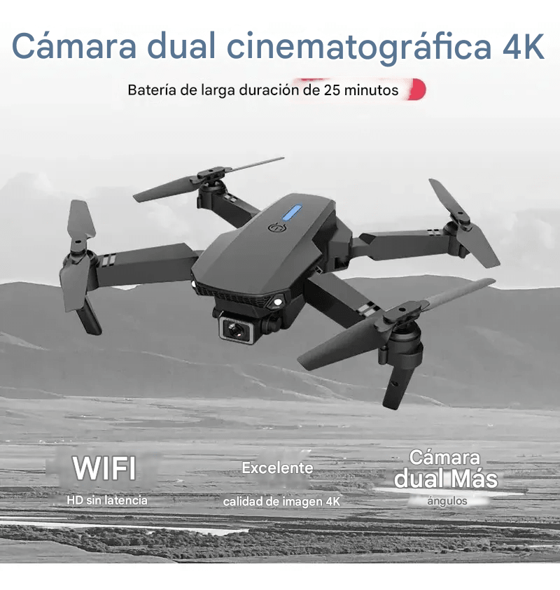 SkyViper Pro 4K - Dron P7 Max Doble Cámara 4K